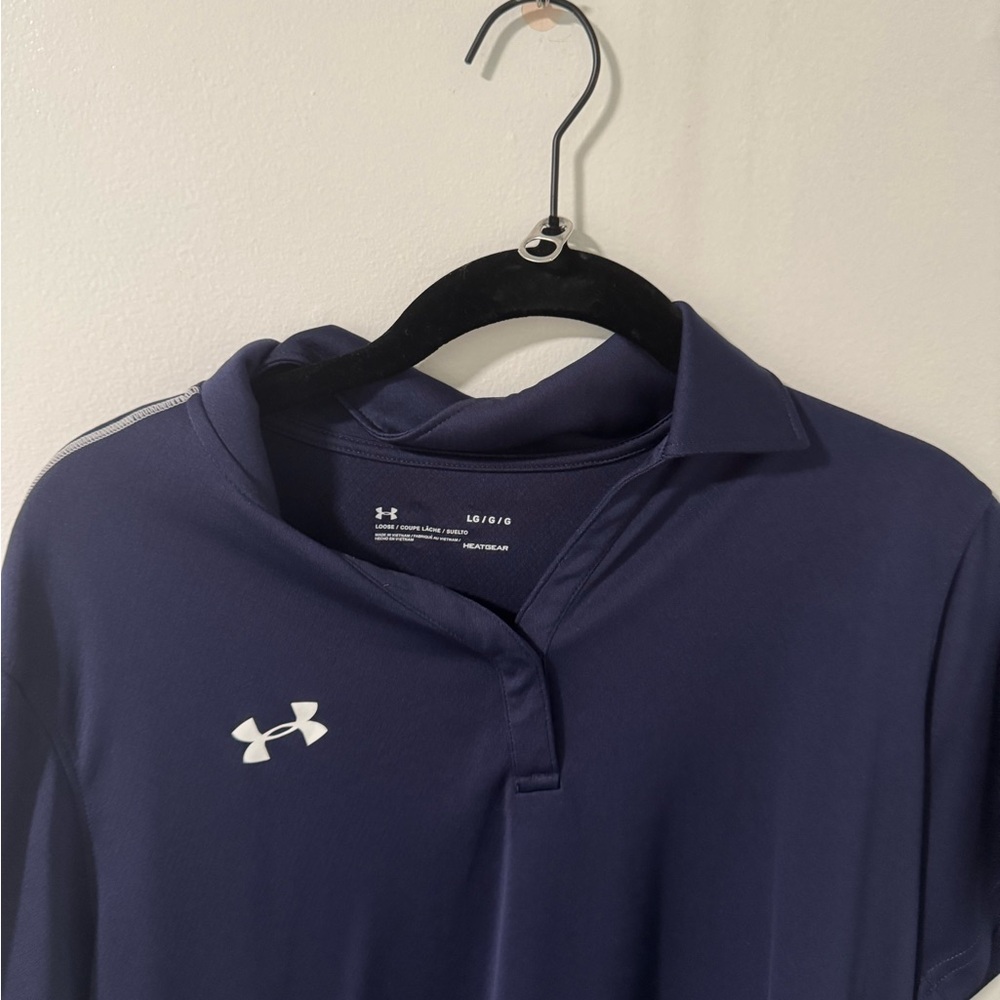 Under Armour Blue Polo Jersey
